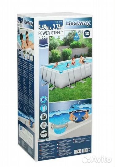 Бассейн каркасный Bestway Power Steel