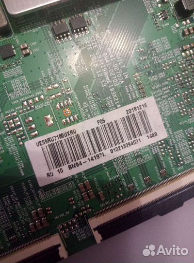 UE 55 RU 7170 запчасти разбор плата main