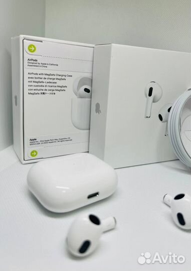 Apple AirPods 3 (1:1) + Чехол в подарок
