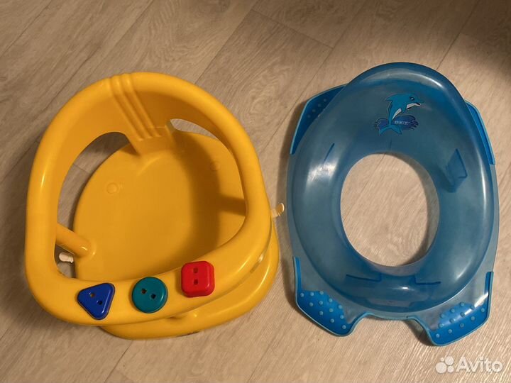 Сидушка на унитаз и сидение в ванную