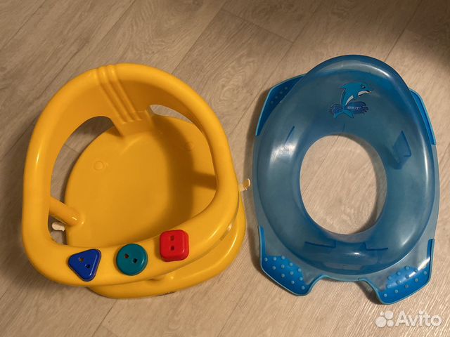 Сидушка на унитаз и сидение в ванную