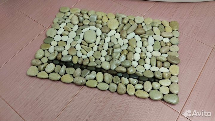 Коврик из морской гальки home