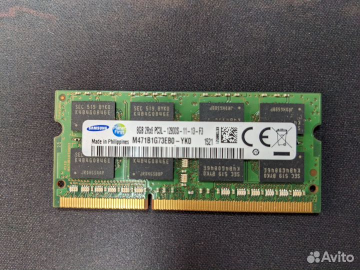 Оперативная память Samsung DDR3L 8Gb