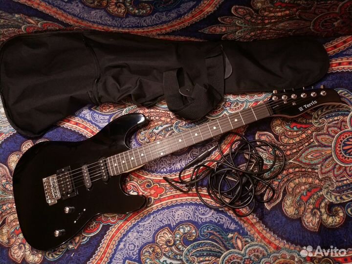 Новая электрогитара terris TSS-039 BK