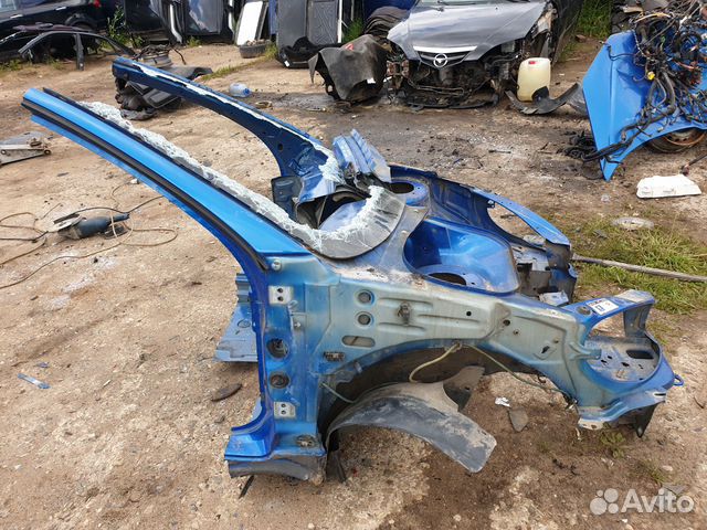 Лонжерон передний правый четверть peugeot 206 пежо