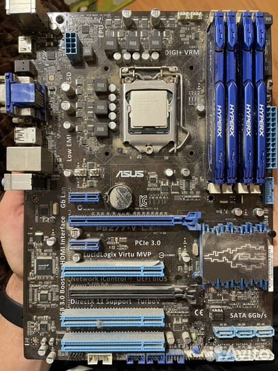 Материнская плата, процессор,память