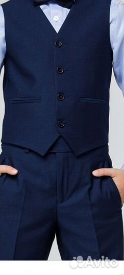 Школьный костюм для мальчика 134 синий