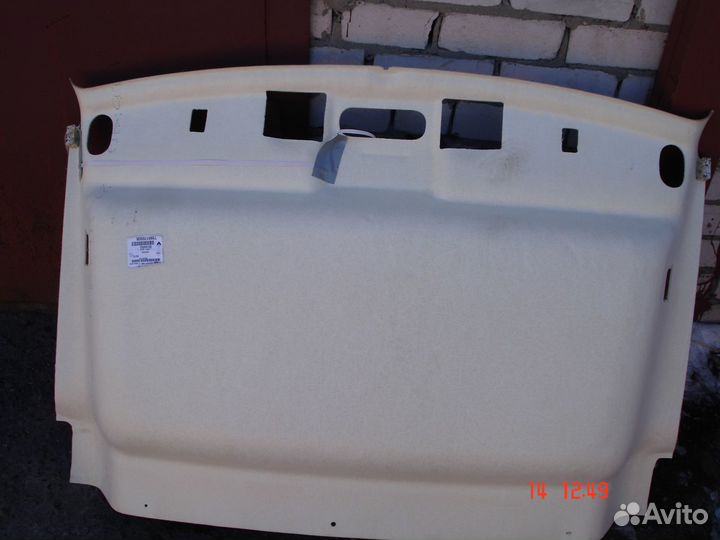 Обивка потолка Рено Кангу 2 грузовой