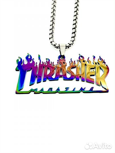 Стильная подвеска thrasher из нержавеющей стали