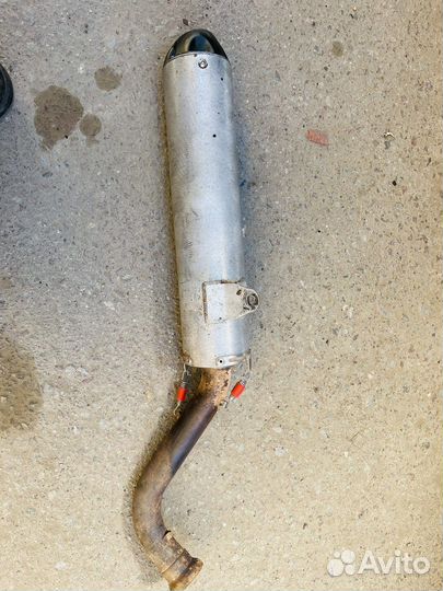 Глушитель (прямоток)yamaha grizzly 550-700