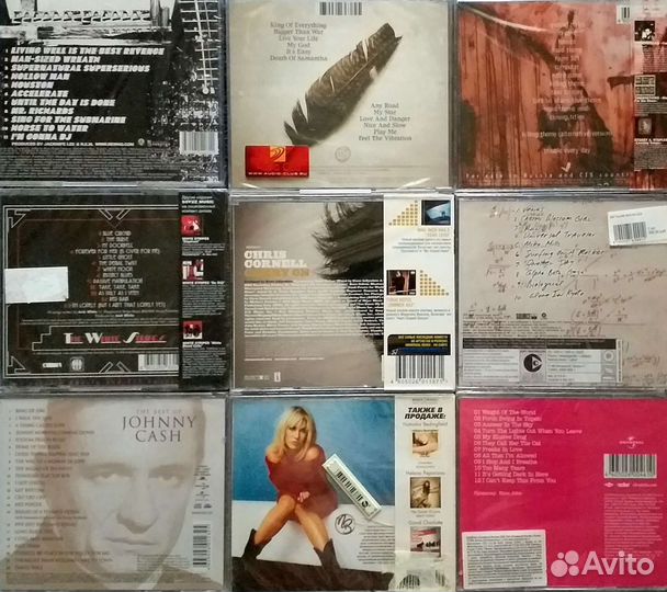 Компакт диски лицензия запечатаные новые рок,инди