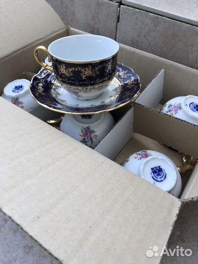 Чешский чайный сервиз