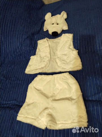 Новогодний костюм белый медведь