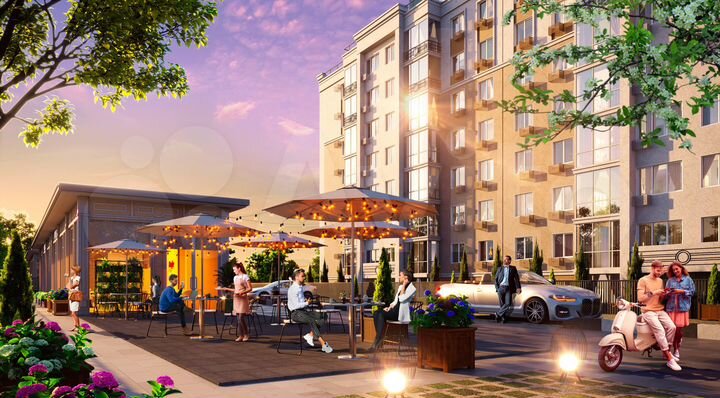 1-к. квартира, 39,1 м², 4/8 эт.