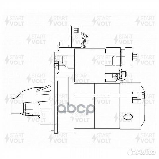 Стартер Honda CR-V (95) 2.0i 1,1кВт LST 2305 S