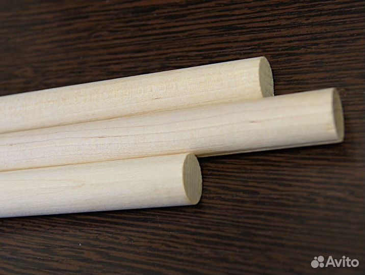 Палочки березовые шлифованные Ф15 х 430мм
