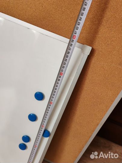 Белая магнитно-маркерная доска 120 на 90