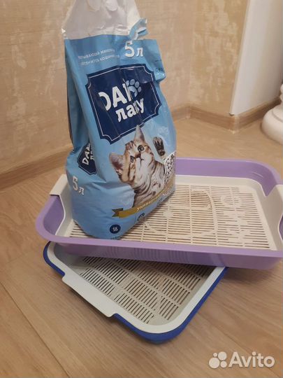 Лоток и наполнитель 2шт