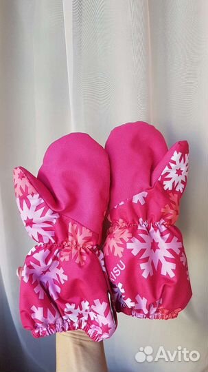 Варежки краги kisu, размер 1-2 года