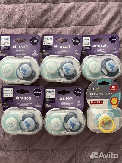 Соска пустышка avent 0 6