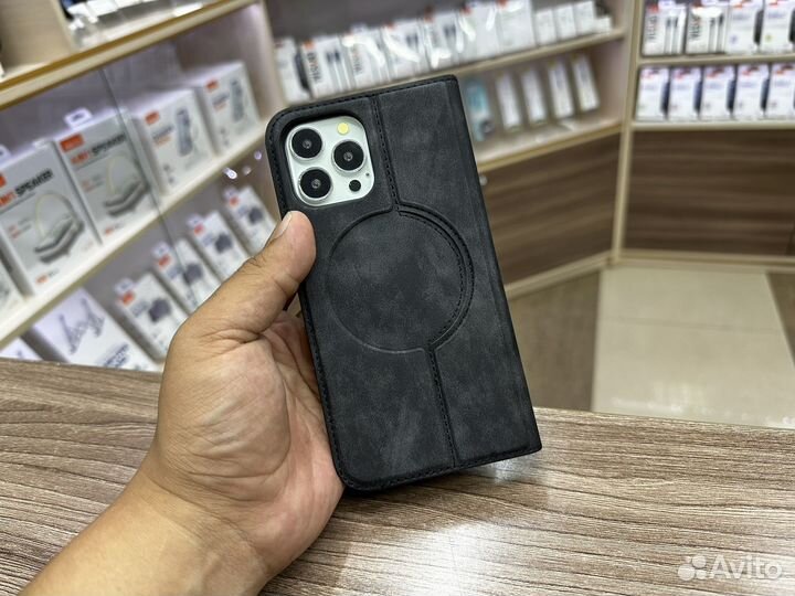 Чехол книжка для iPhone 14 Pro magsafe