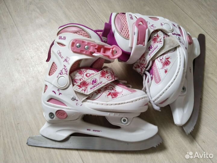 Роликовые коньки+коньки 28-30разм