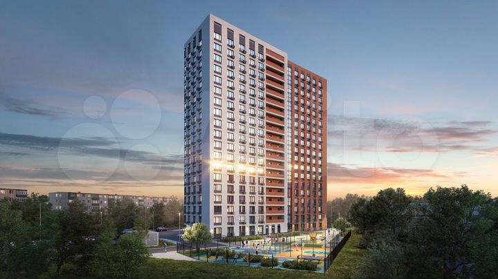 1-к. квартира, 37,6 м², 2/19 эт.