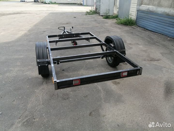 Платформа прицепа под дом на колесах с документами