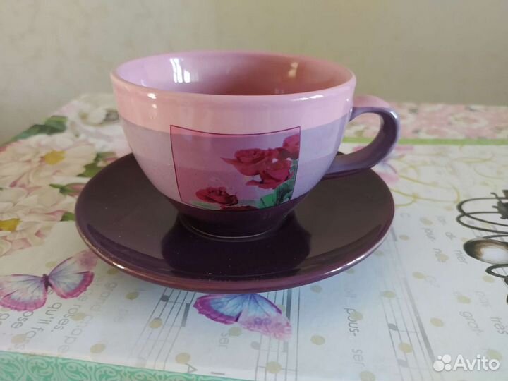 Чайно- кофейный сервиз керамический новый