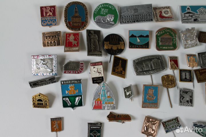 Набор значков СССР 60 штук
