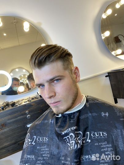 Модель на мужскую стрижку