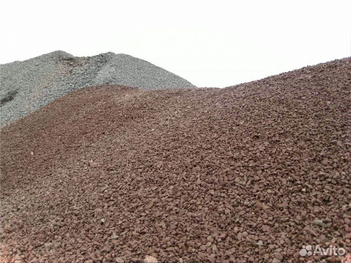 Высококачественный серый и розовый отсев