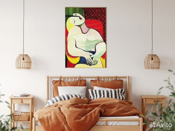 Стильная Абстракция для дома маслом на холсте