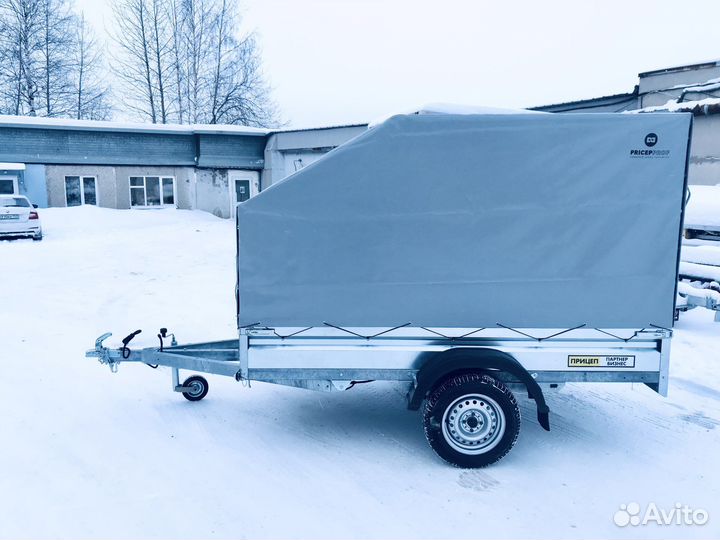 Прицеп Партнер-Бизнес 2,5х1,3 с тентом