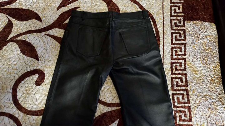 Брюки кожаные