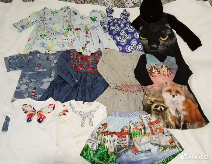 Платья Next, H&M, Acoola 3-5 лет