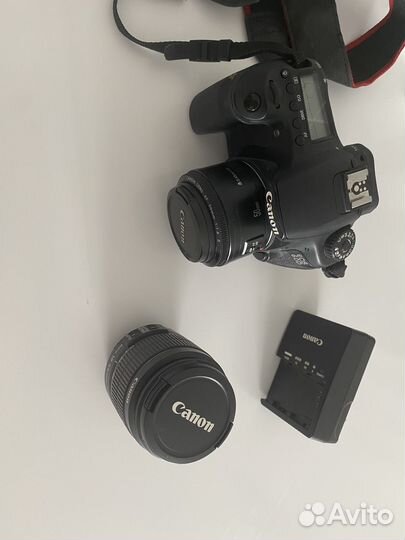 Зеркальный фотоаппарат canon 60d+2 обьектива
