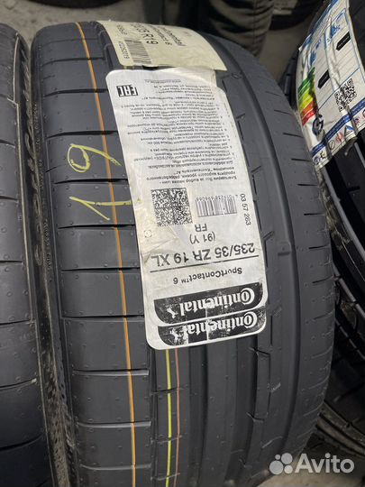Continental SportContact 6 235/35 R19 91Y