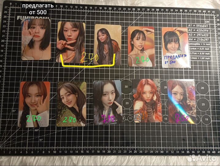 Itzy и twice карты