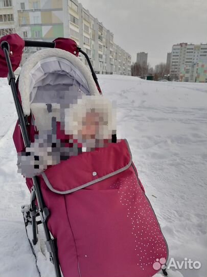 Коляска санки