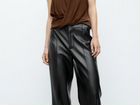 Кожаные брюки Zara Бронь
