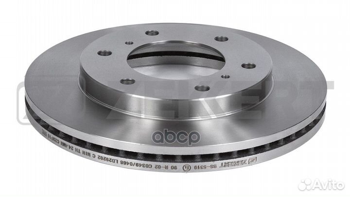 BS-5319 zekkert Диск торм. перед. BS-5319 Zekkert