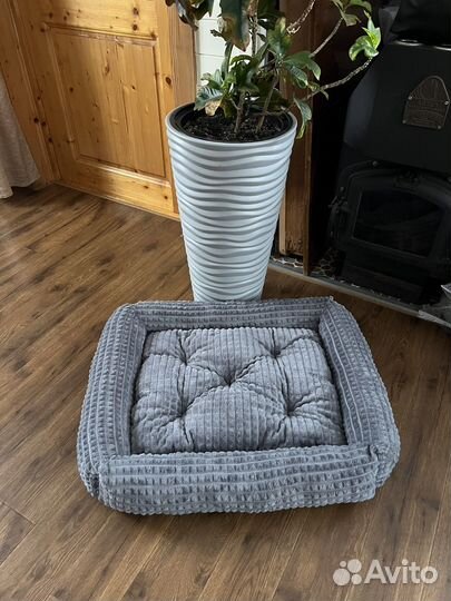 Лежанка для животных плюшевая в ассортименте