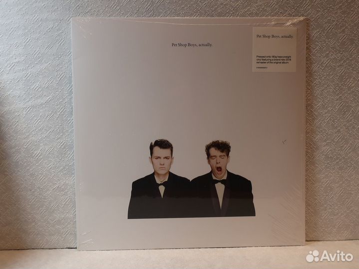 Пластинка PET shop boys Actually LP новая