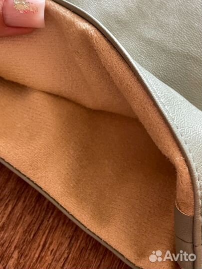 Брюки кожаные Mango