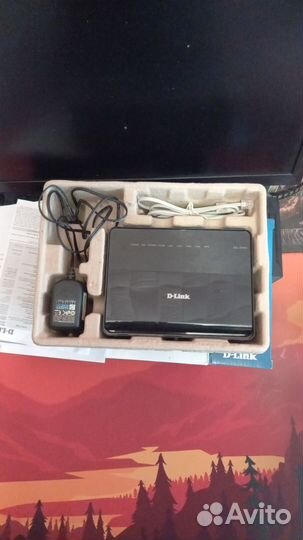 Wifi роутер D link DSL-2640U