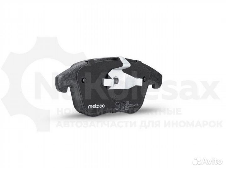 Колодки тормозные передние к-кт Metaco 3000-022