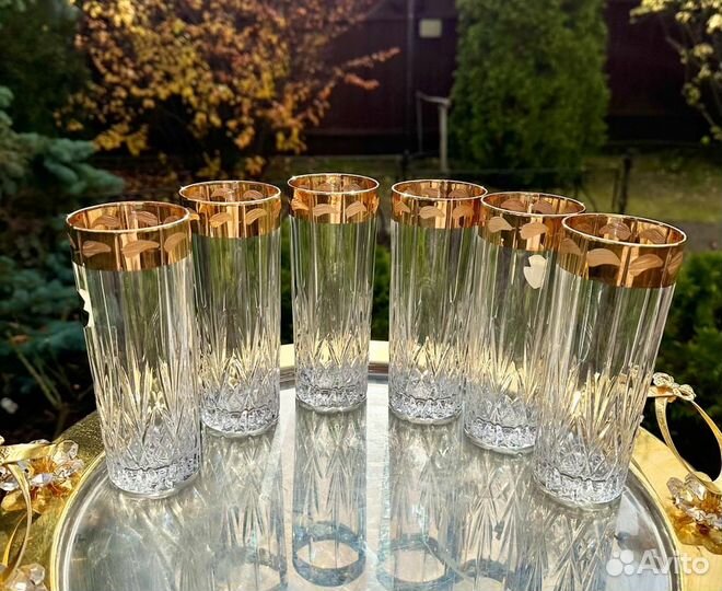 Стаканы хрустальные Cre Art Италия