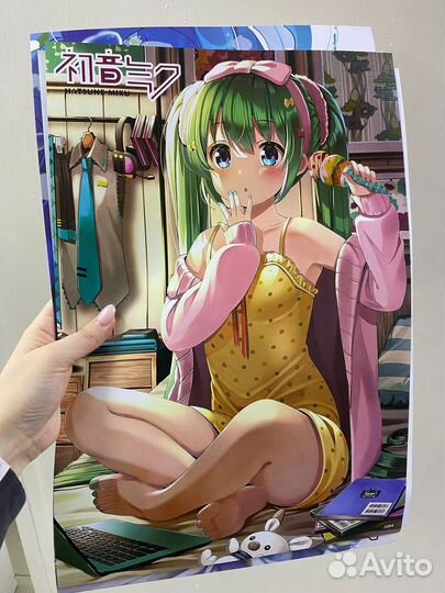 Постер/Плакат Хатсуне Мику 320+450мм A3+