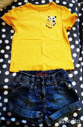 Одежда для девочки пакетом 116-122